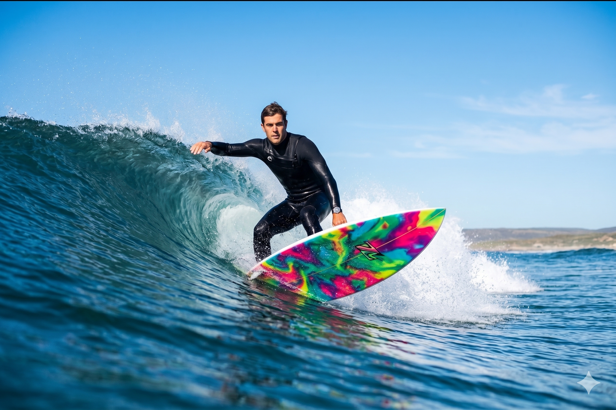 Shortboard L'Écueil — action turn